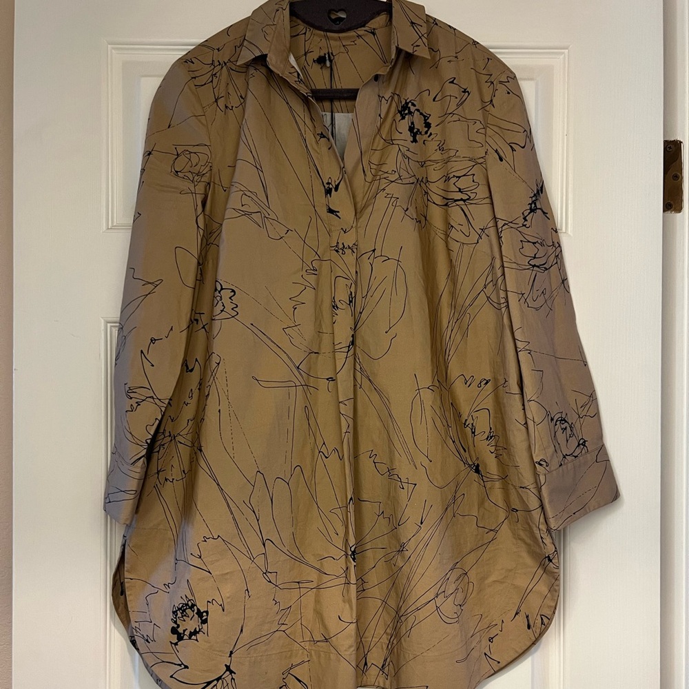 Piazza Sempione Women’s Top Blouse Size 38 Retail Price $695
